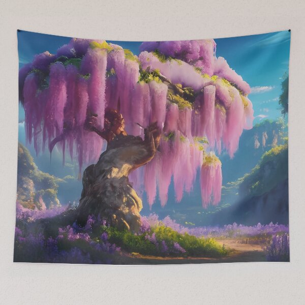 Item preview, The Elders Embrace: Ancient Wisteria Whispers designed and sold by EmeraldeaArt.