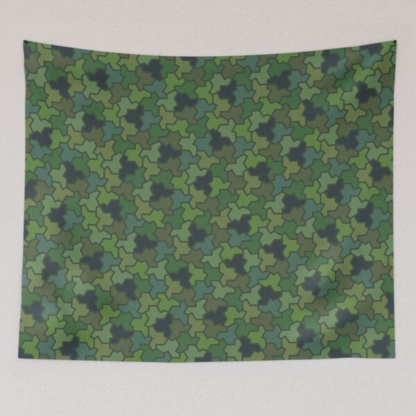 Item preview, DARK FOREST – einstein tile pattern designed and sold by BrownWoodRobot.