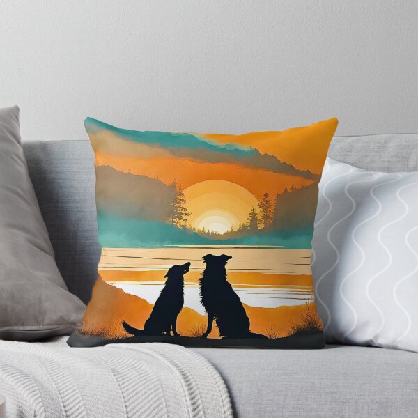 Item preview, Dog Best Friends Vintage Sunset designed and sold by Fredster1966.