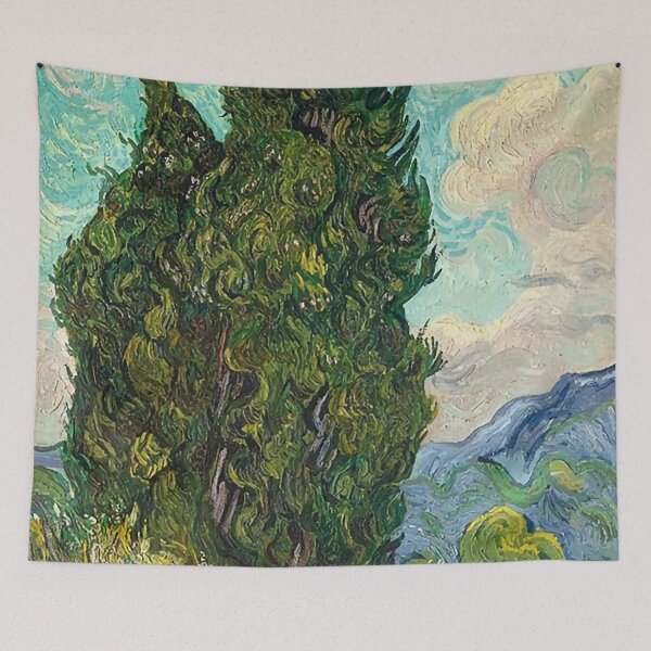 Item preview, Cypresses by Vincent van Gogh designed and sold by clon-dot-net.