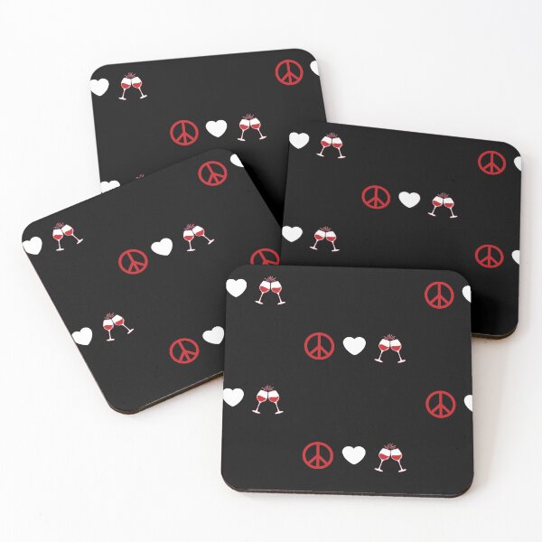Item preview, Peace Love Wine Valentines Day Gifts  designed and sold by lindab142.