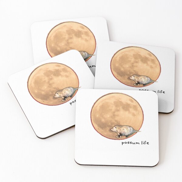 Item preview, Pootin the Possum and the Full Moon designed and sold by Greenbirdfarm.