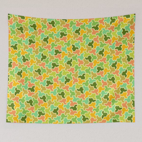 Item preview, GRASSLAND – einstein tile pattern designed and sold by BrownWoodRobot.
