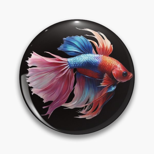 Item preview, siamese fighting fish, thai fish designed and sold by KiraChie.