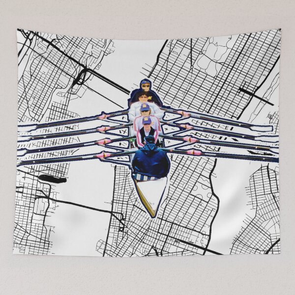 Item preview, Rowers Rowing in New York City USA designed and sold by Michael van der Hoorn.