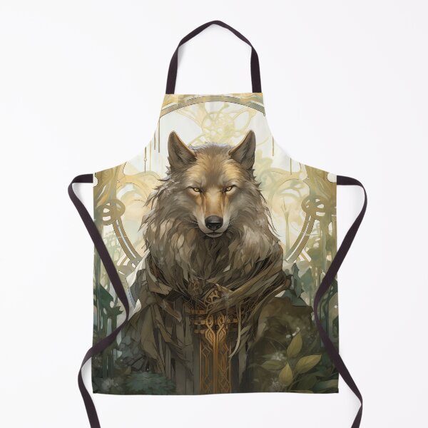 Item preview, Wolf Nouveau painting designed and sold by ColdCathode.