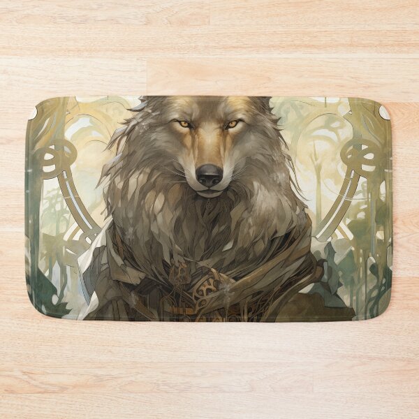 Item preview, Wolf Nouveau painting designed and sold by ColdCathode.