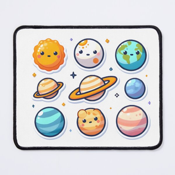 Item preview, Cute Planets Space Pack designed and sold by JollyJars.