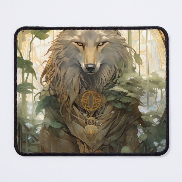 Item preview, Wolf Nouveau painting designed and sold by ColdCathode.