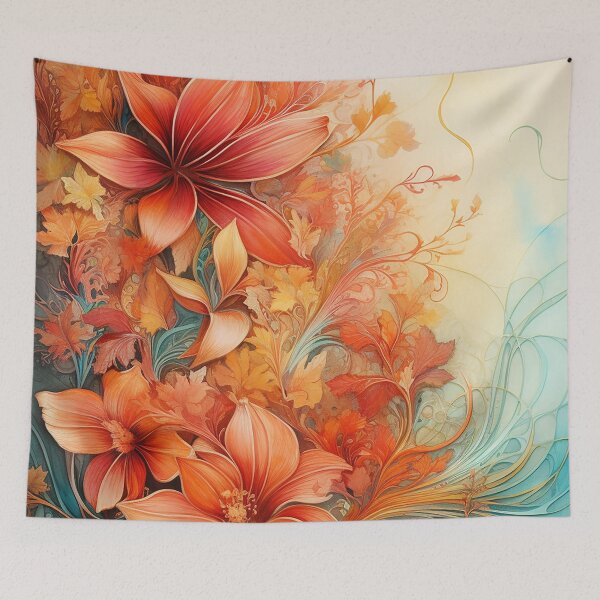 Item preview, Vythalia - Fascinating intertwined flowers (1/4) designed and sold by sabantha.