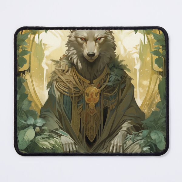Item preview, Wolf Nouveau painting designed and sold by ColdCathode.