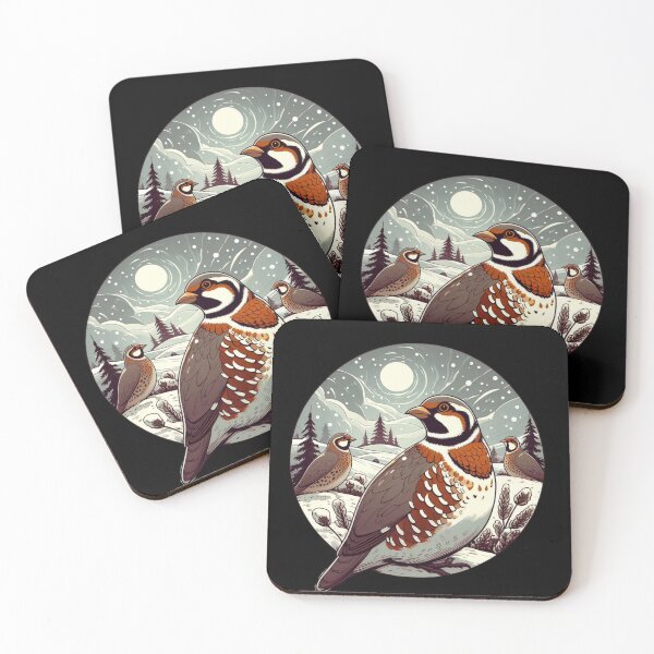 Item preview, Partridges in the snow designed and sold by Azrora.