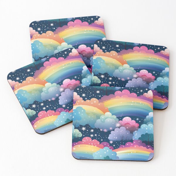 Item preview, Rainbows, Clouds,Trees and Stars designed and sold by NikkofTime.