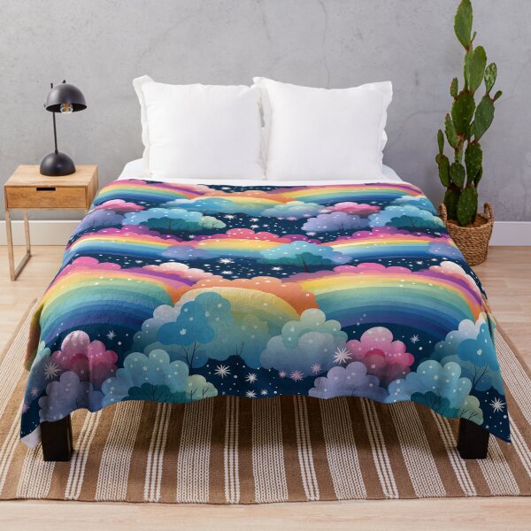 Item preview, Rainbows, Clouds,Trees and Stars designed and sold by NikkofTime.