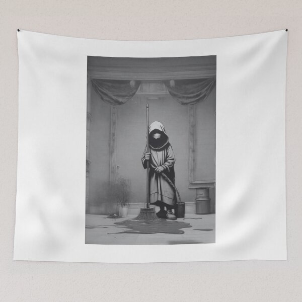 Item preview, Banksy cleans the floor designed and sold by QuirkByLgnatius.