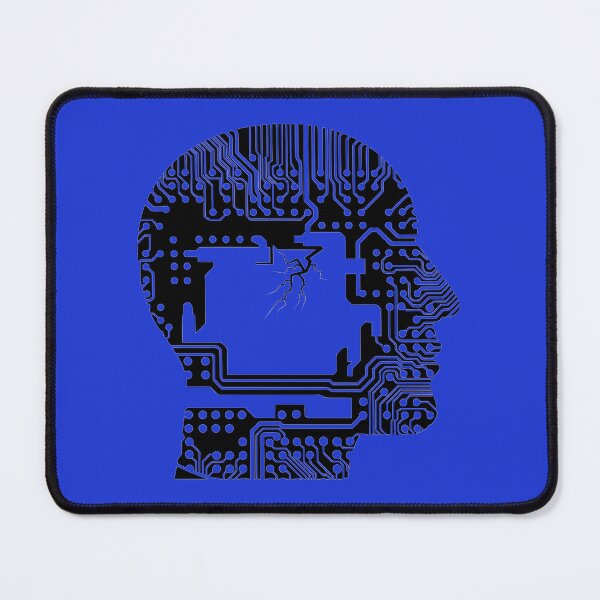 Item preview, Colourful Artificial intelligence brain art designed and sold by Funwaytrend.