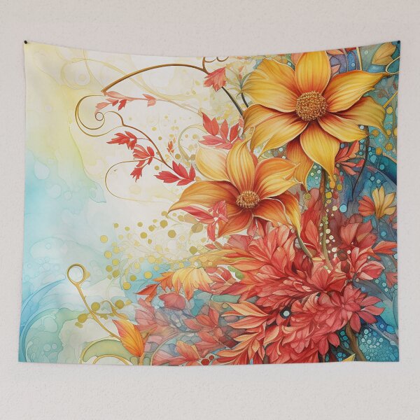 Item preview, Vythalia - Fascinating intertwined flowers (4/4) designed and sold by sabantha.