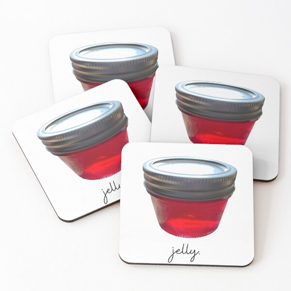 Artikelvorschau, Ich bin Jelly, nur ein Glas rotes Gelee entworfen und verkauft von Greenbirdfarm.