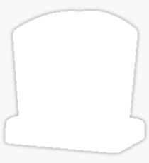 In Memory Of When I Cared Sticker