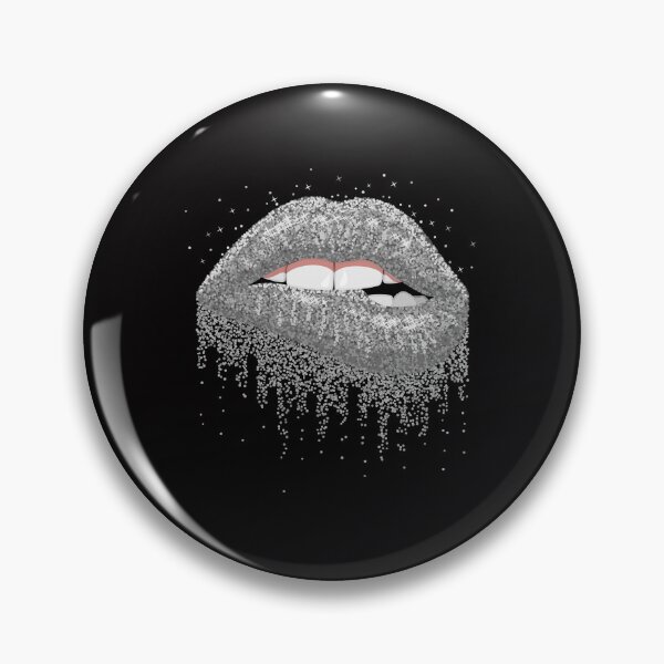 Item preview, Silver Glitter Lips designed and sold by LionessLove.