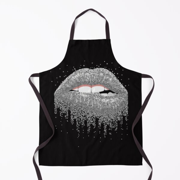 Item preview, Silver Glitter Lips designed and sold by LionessLove.