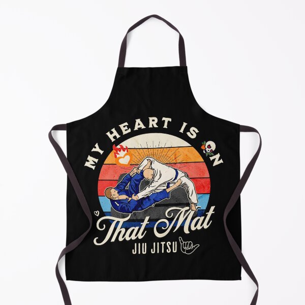 Item preview, Retro Sunset Jiu Jitsu My Heart Is On That Mat designed and sold by Ninety9Secrets.