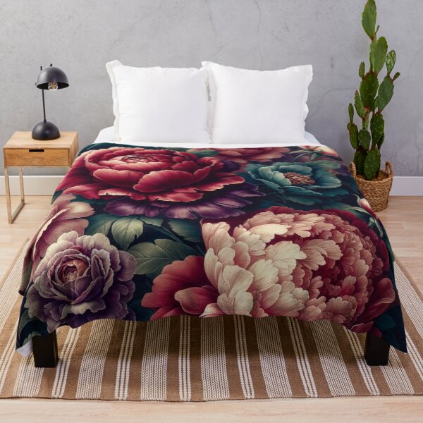 Item preview, Vintage Bloom: Peonies and Roses designed and sold by floraldesigns-v.