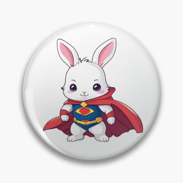Item preview, Super rabbit  sticker  designed and sold by sweetiejojo.