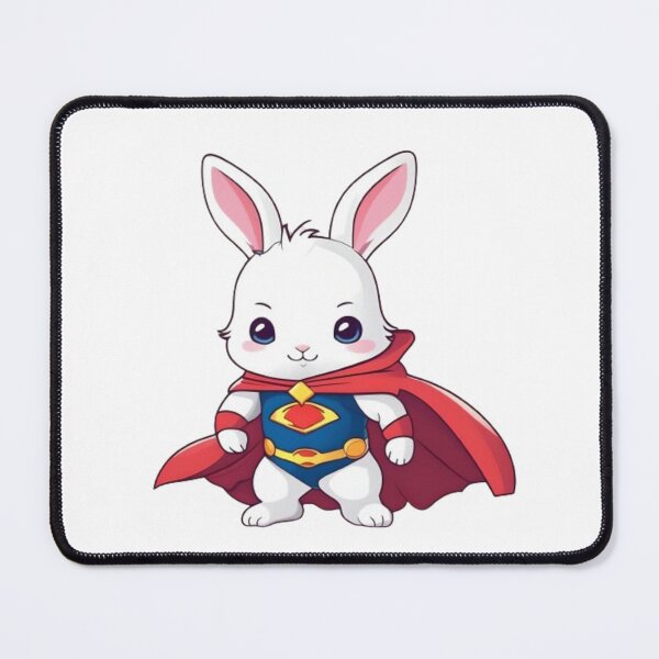 Item preview, Super rabbit  sticker  designed and sold by sweetiejojo.