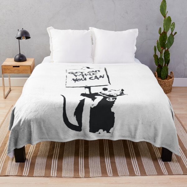 Item preview, Banksy Art Rat designed and sold by QuirkByLgnatius.