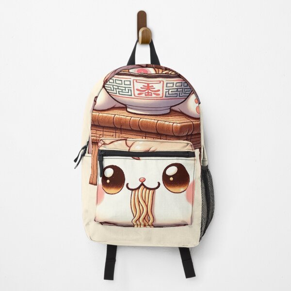 Item preview, kawaii vintage style cat eating japanese ramen designed and sold by NexaArts.