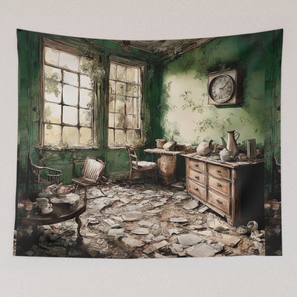 Item preview, Room In An Abandoned House designed and sold by LanaGustavsson.