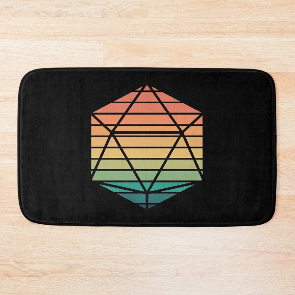 Item preview, Vintage Colorful D20 Dice Sunset designed and sold by spookycutepeeps.
