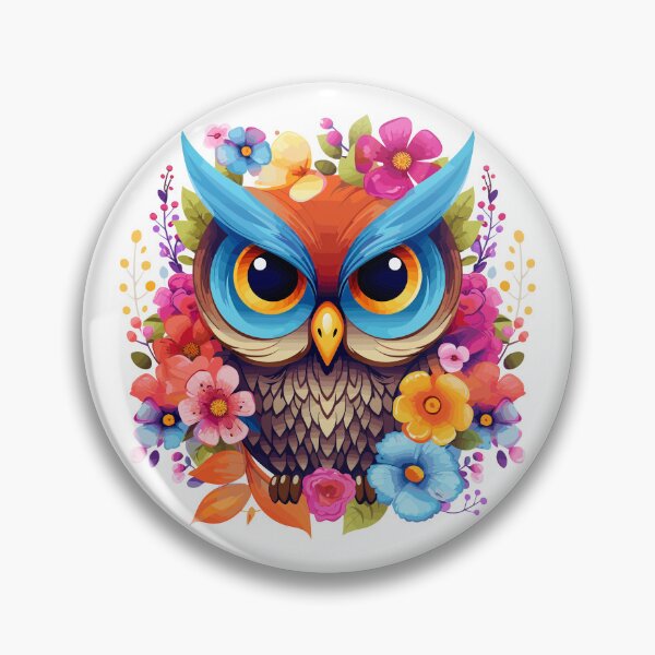 Item preview, Enchanted Forest Owl - Owl Blossom Collection designed and sold by OptimaArt.
