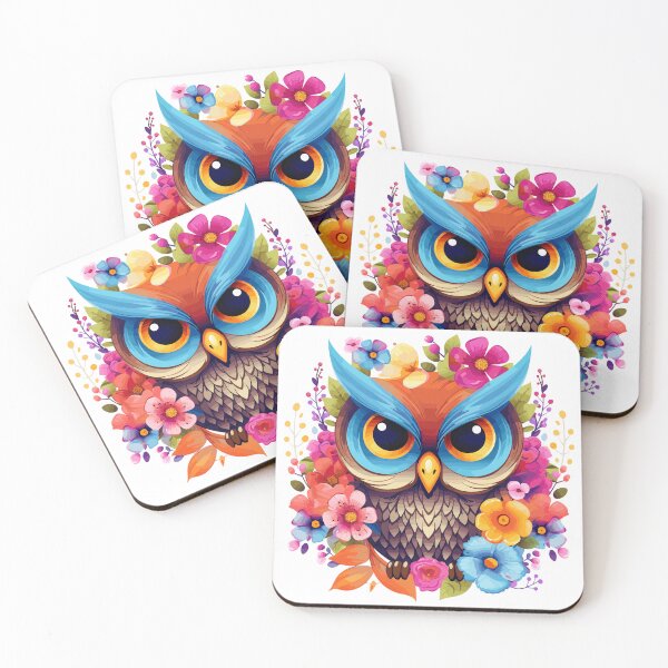 Item preview, Enchanted Forest Owl - Owl Blossom Collection designed and sold by OptimaArt.