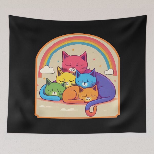 Item preview, Rainbow Cats  designed and sold by Eolithic.