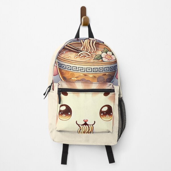 Item preview, kawaii vintage style cat eating japanese ramen designed and sold by NexaArts.