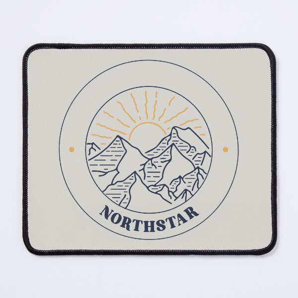 Item preview, Mountain crest (Northstar) designed and sold by LetsOverThinkIt.