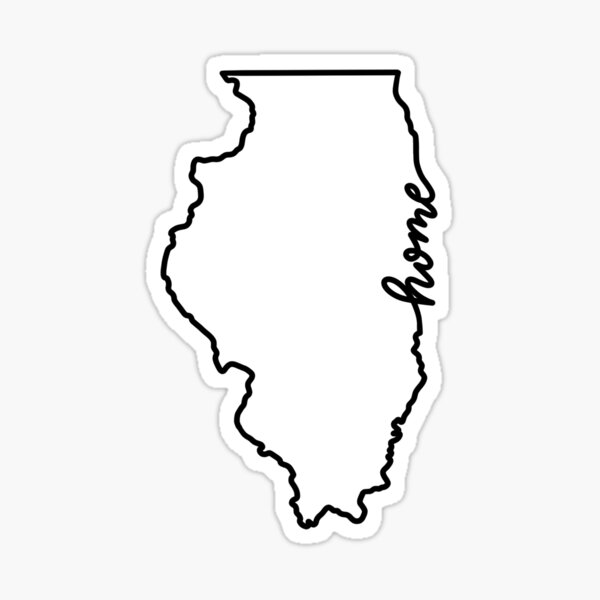 Item preview, Illinois Home State Outline designed and sold by Elyse Burns.