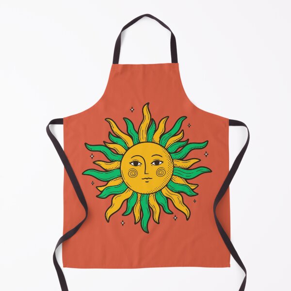 Item preview, A COLORFUL SUN WITH YELLOW AND GREEN DESIGN designed and sold by infinitearte.
