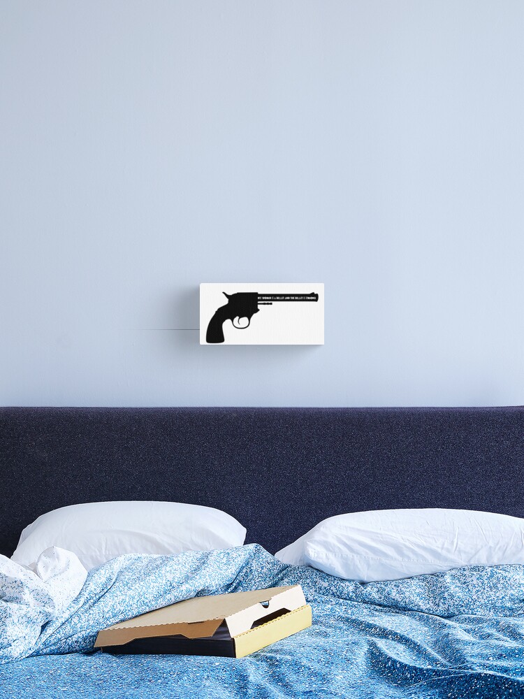 Thumbnail 2 of 3, Canvas Print, Revolver designed and sold by RiTheRaven.