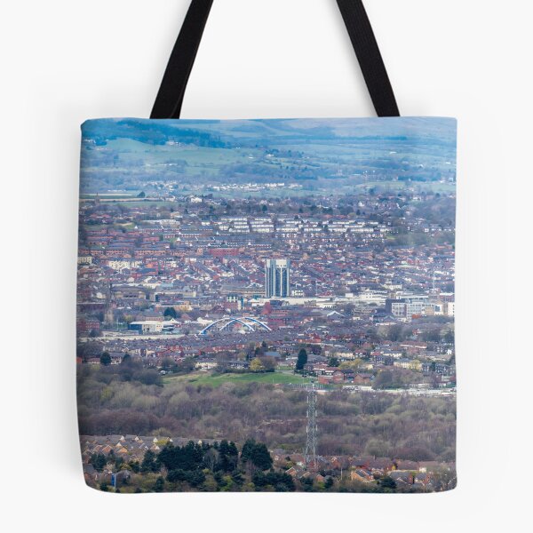 Item preview, Panoramic view of Blackburn with Darwen Borough from Darwen Tower designed and sold by Shafiq Khan.