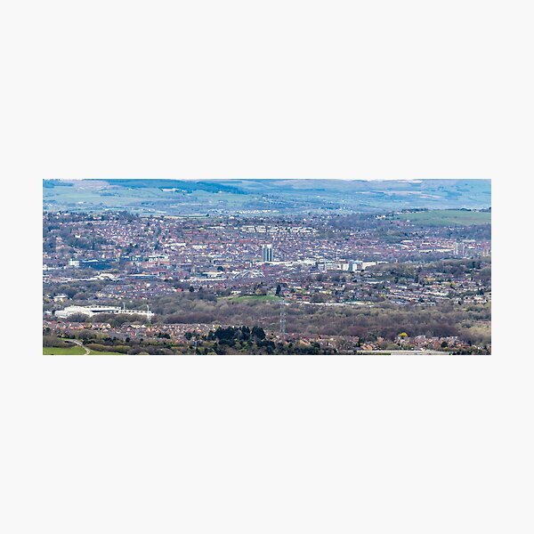Item preview, Panoramic view of Blackburn with Darwen Borough from Darwen Tower designed and sold by Shafiq Khan.