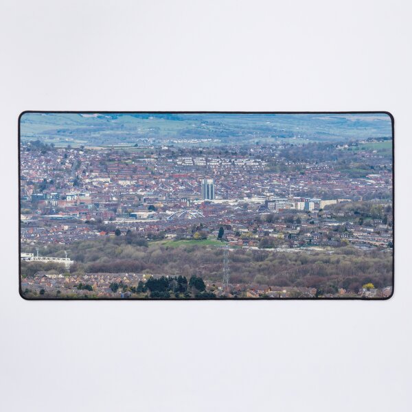 Item preview, Panoramic view of Blackburn with Darwen Borough from Darwen Tower designed and sold by Shafiq Khan.