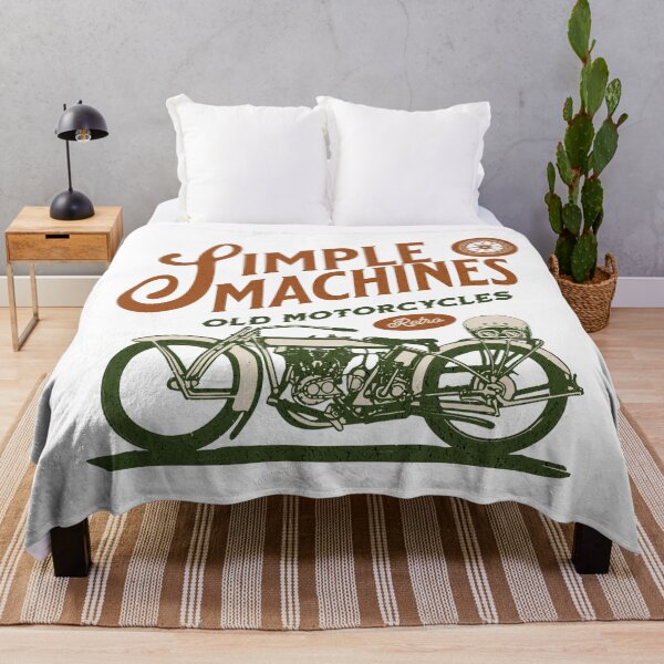 Item preview, Simple Machines Vintage Motorcycle designed and sold by CyberWindow.