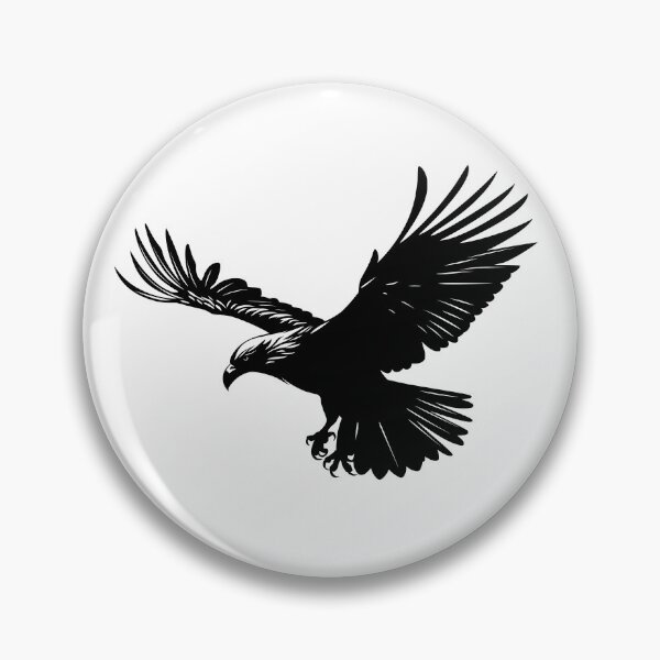 Item preview, Black Raven Flying Bird  designed and sold by spookycutepeeps.