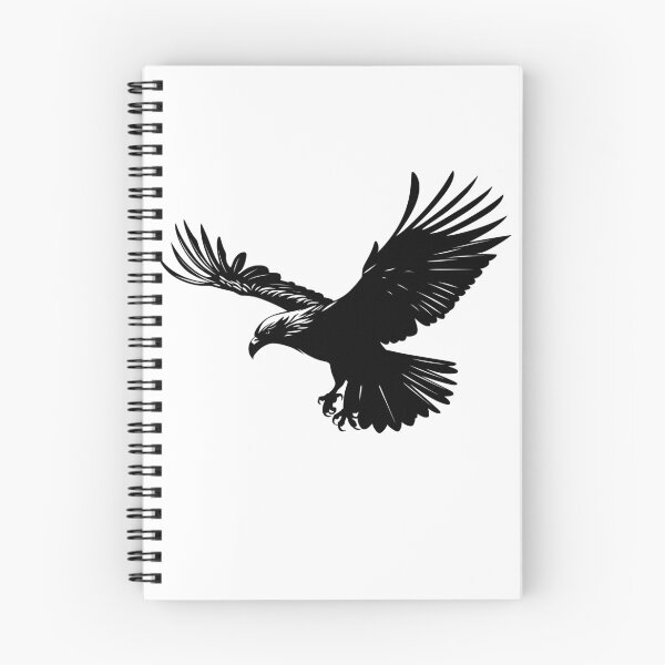 Item preview, Black Raven Flying Bird  designed and sold by spookycutepeeps.