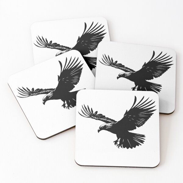 Item preview, Black Raven Flying Bird  designed and sold by spookycutepeeps.