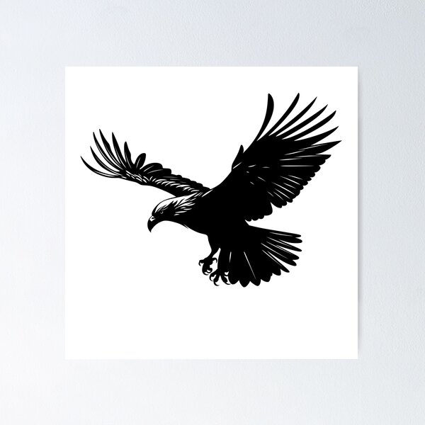 Item preview, Black Raven Flying Bird  designed and sold by spookycutepeeps.