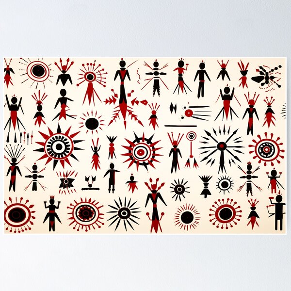Item preview, Naive art pattern designed and sold by NickChe.
